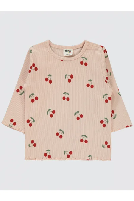 Bebek Sweatshirt 0-24 Ay Pudra - Paket