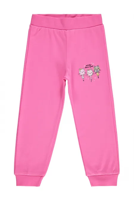 Pantalon de survêtement pour fille, 2-5 ans, rose foncé - Lot
