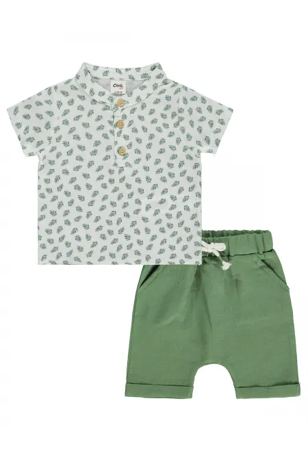 Baby Set 0-24 Months Dark Green - Package