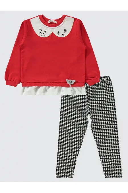 Girls' Set 2-5 Years Old Red - Package