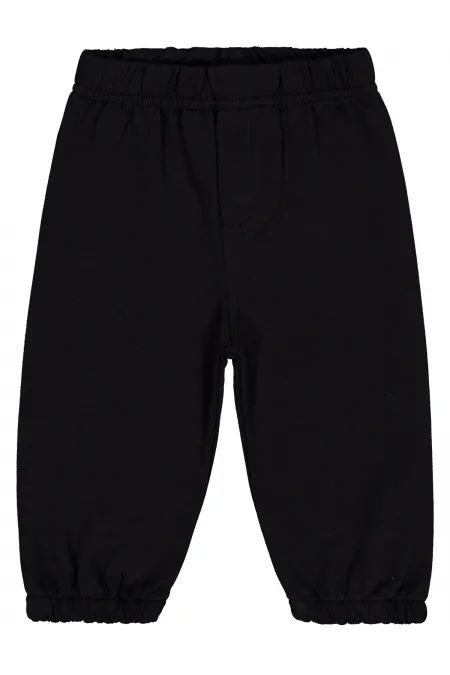 Baby Tracksuit Bottoms 0-24 Months Black - Pack