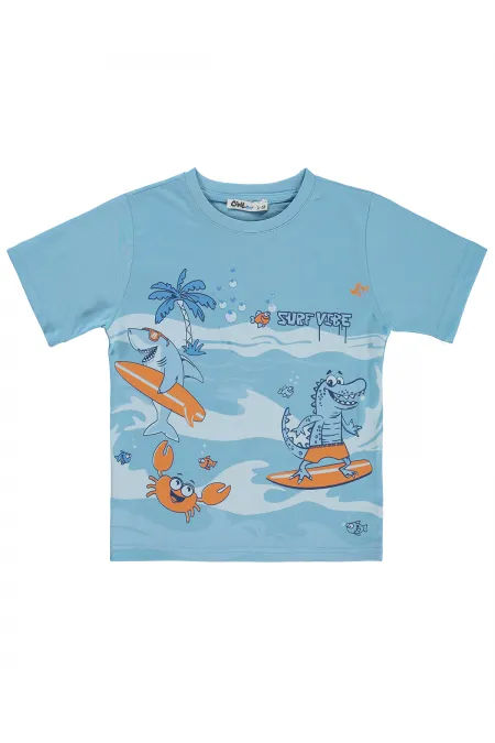 T-shirt garçon, 2-5 ans, turquoise - Lot T-shirt garçon, 2-5 ans, turquoise - Lot
