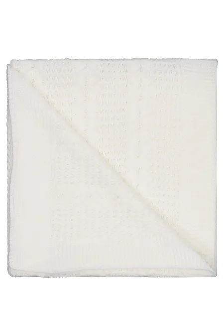 Baby Blanket and Swaddle 0-24 Months Ecru - Package Baby Blanket and Swaddle 0-24 Months Ecru - Package
