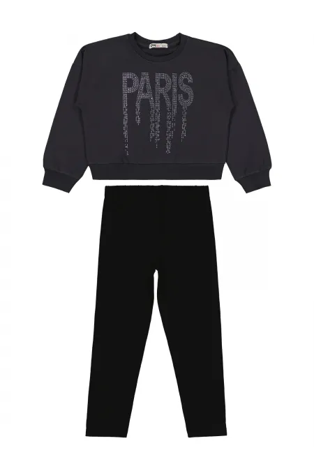 Girls' Suit 6-9 Years Old Anthracite - Package
