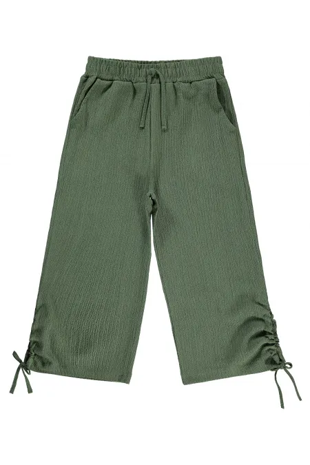 Pantalons kaki pour filles de 10 à 13 ans - Lot