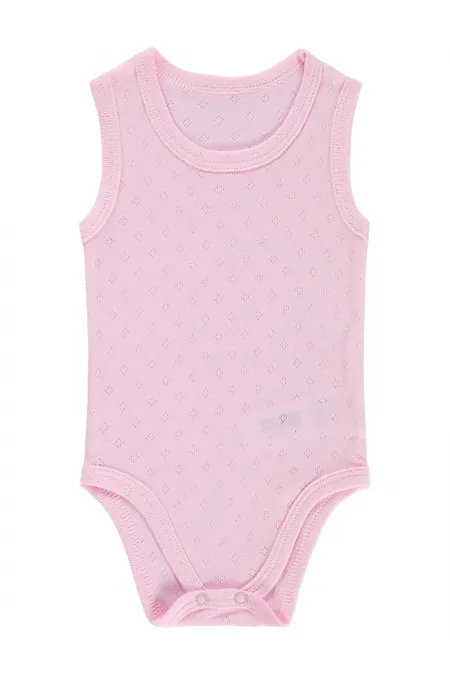 Body bébé à boutons-pression rose 0-24 mois - Emballage