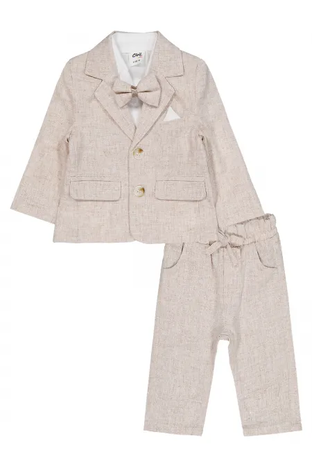 Ensemble bébé 0-24 mois beige - Emballage