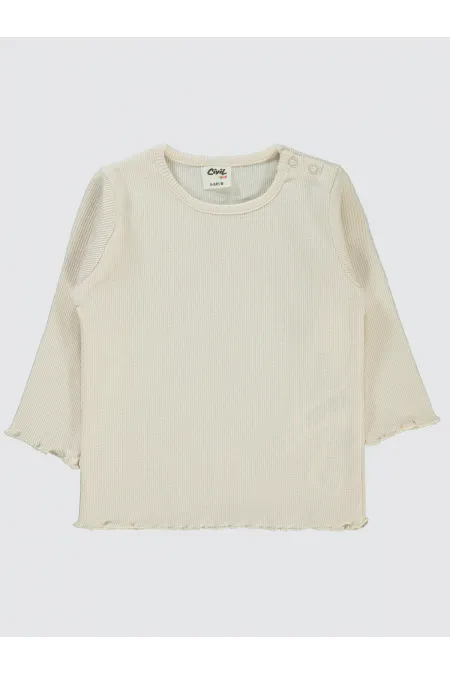 Bebek Sweat 0-24 Ay Fildişi - Paket Civil