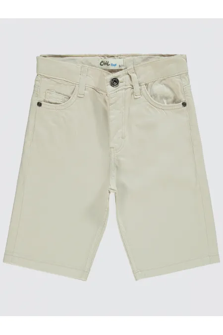 Erkek Çocuk Kapri 10-13 Yaş Bej - Paket