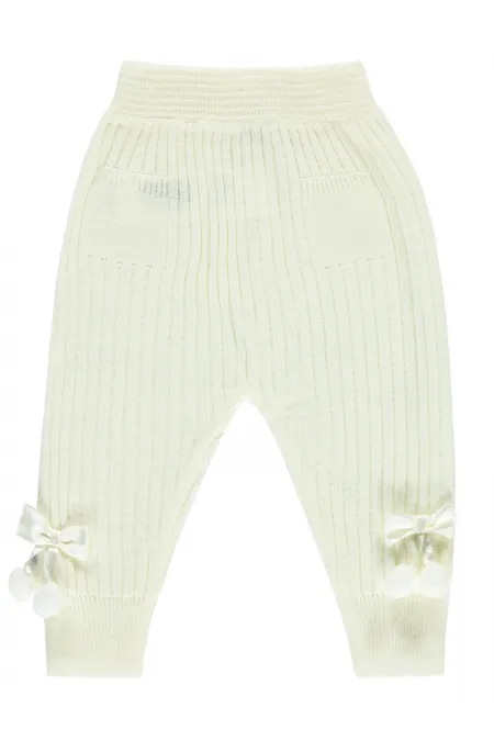 Bebek Eşofman Altı 0-24 Ay Ekru - Paket