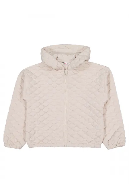 Kız Çocuk Hırka 10-13 Yaş Taş Rengi - Paket