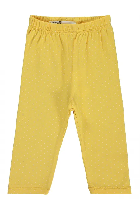 Baby Leggings 0-24 Months Dark Yellow - Pack