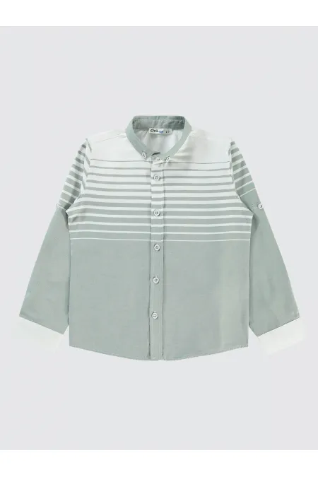 Chemise garçon 10-13 ans kaki - Emballage