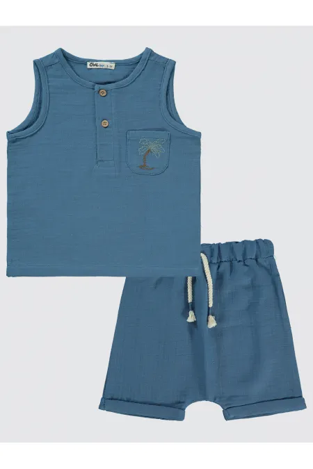 Boys' Suit 2-5 Years Old Indigo - Package