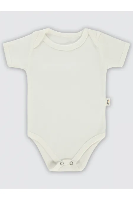 Baby Snap Bodysuit 0-24 Months White - Pack