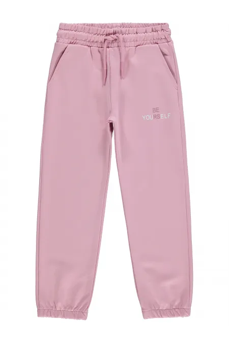 Pantalon de survêtement pour filles, 6-9 ans, rose foncé - Lot