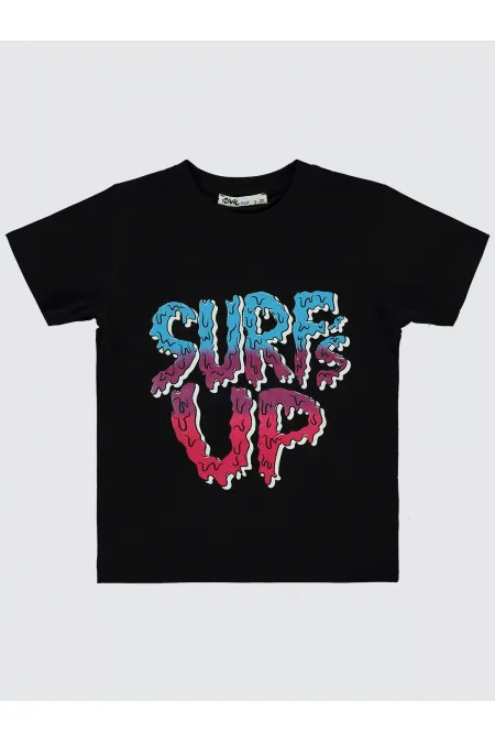 Boys T-Shirt 2-5 Years Old Black - Pack