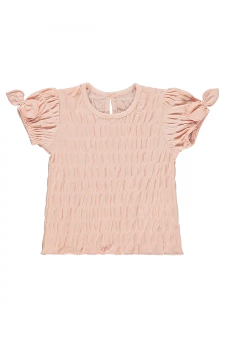 T-shirt bébé 0-24 mois, couleur poudre - Lot