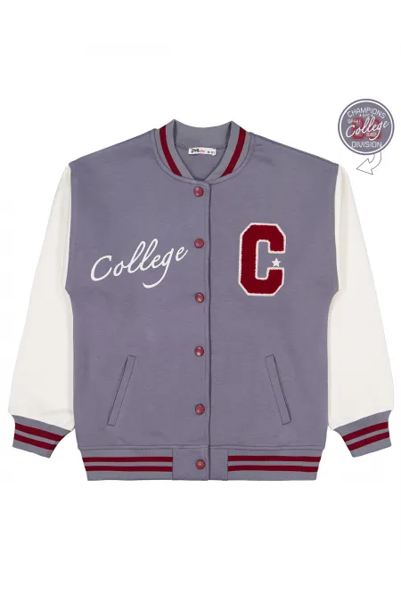 Kız Çocuk Hırka 10-13 Yaş Gri - Paket