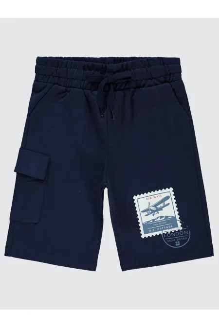 Capri garçon 6-9 ans bleu marine - Emballage