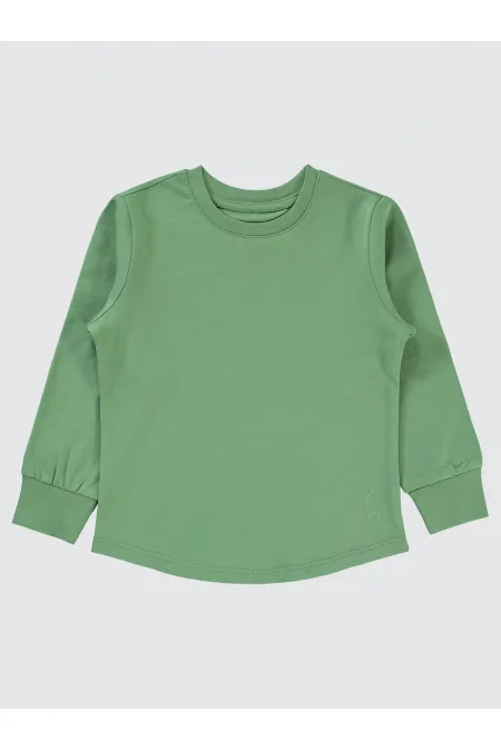 Erkek Çocuk Sweatshirt 2-5 Yaş Açık Haki - Paket