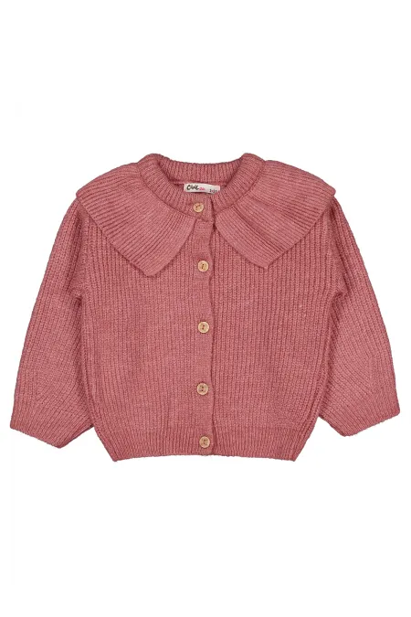 Kız Çocuk Hırka 2-5 Yaş Koyu Pembe - Paket