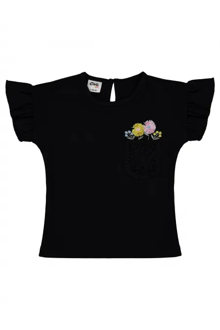 Lot de T-shirts noirs pour bébé (0-24 mois)
