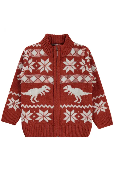 Gilet pour garçon, 2-5 ans, cuivre foncé - Emballage