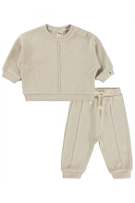 Baby Outfit 0-24 Months Stone Color - Package