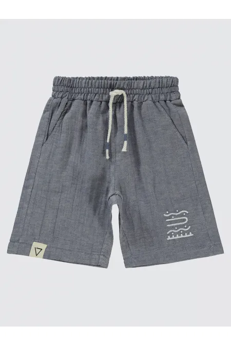 Shorty garçon 6-9 ans indigo - Paquet