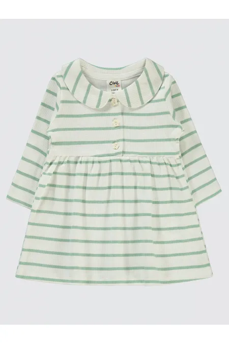 Bebek Jile ve Elbise 0-24 Ay Soft Yeşil - Paket