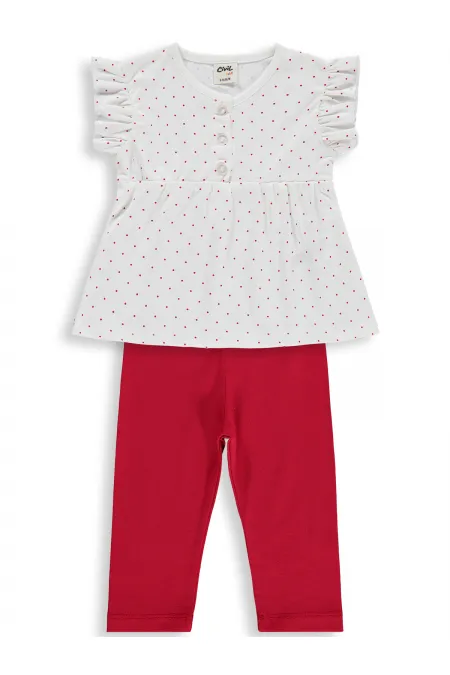 Ensemble bébé rouge 0-24 mois - Emballage