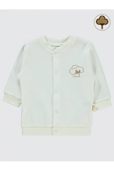 Gilet bébé écru 0-24 mois - Emballage