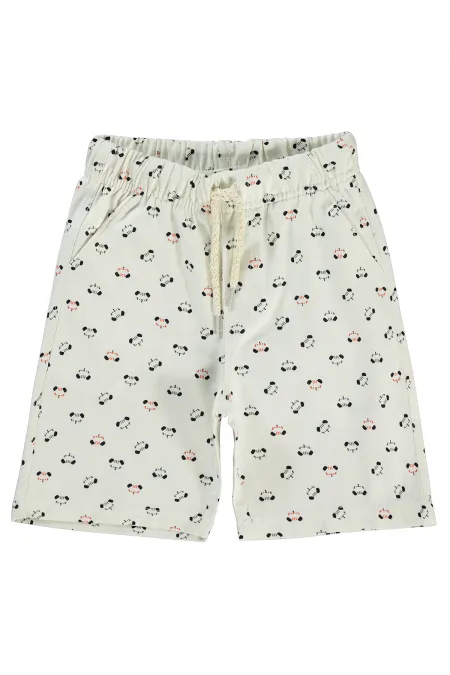 Erkek Çocuk Şort 2-5 Yaş Bej - Paket