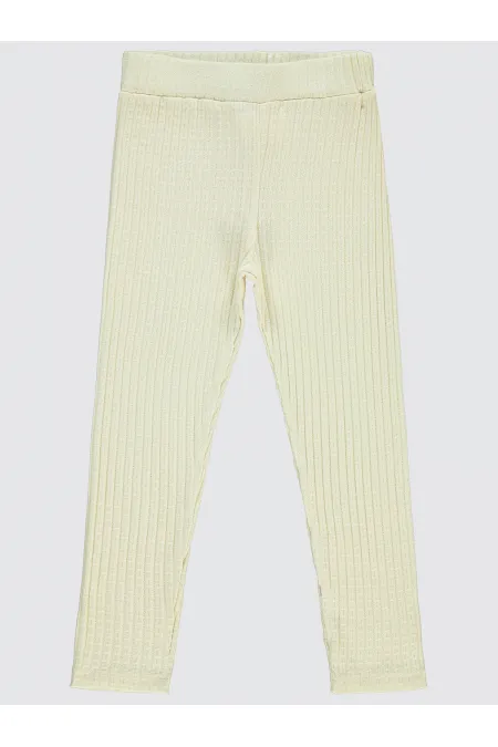 Collants pour filles de 6 à 9 ans, couleur craie - Lot