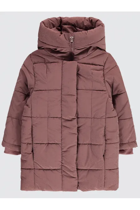 Kız Çocuk Mont 2-5 Yaş Pudra - Paket