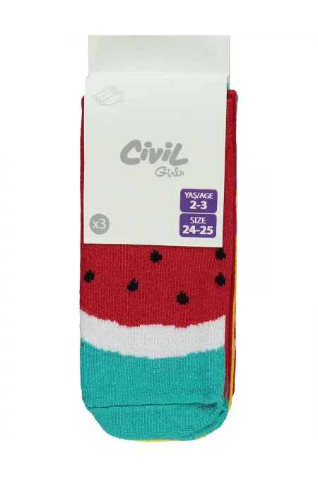 Chaussettes bottines standard pour fille - Emballage