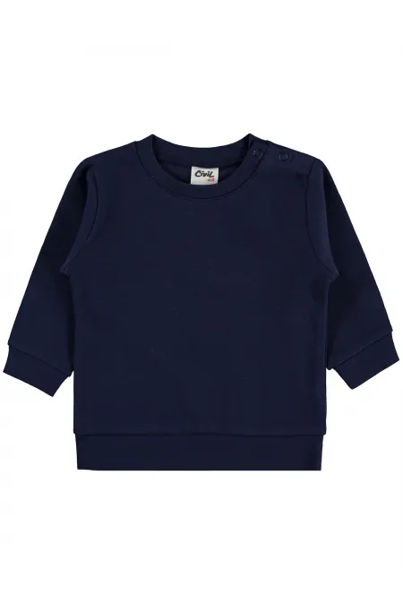 Bebek Sweatshirt 0-24 Ay Lacivert - Paket