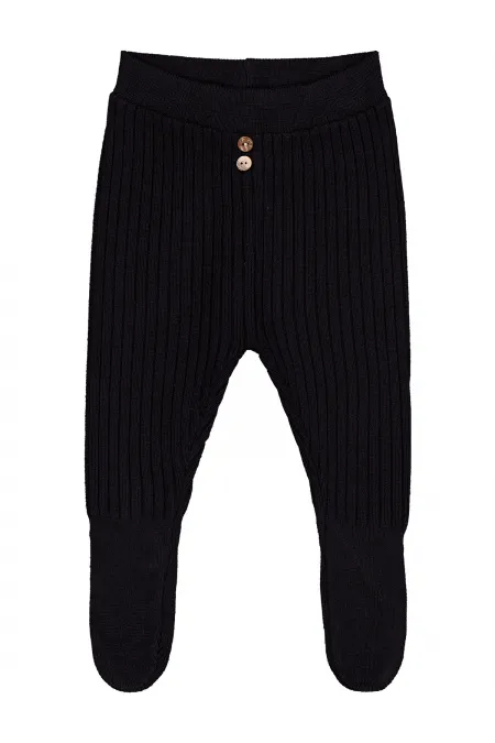 Baby Tracksuit Bottoms 0-24 Months Black - Pack