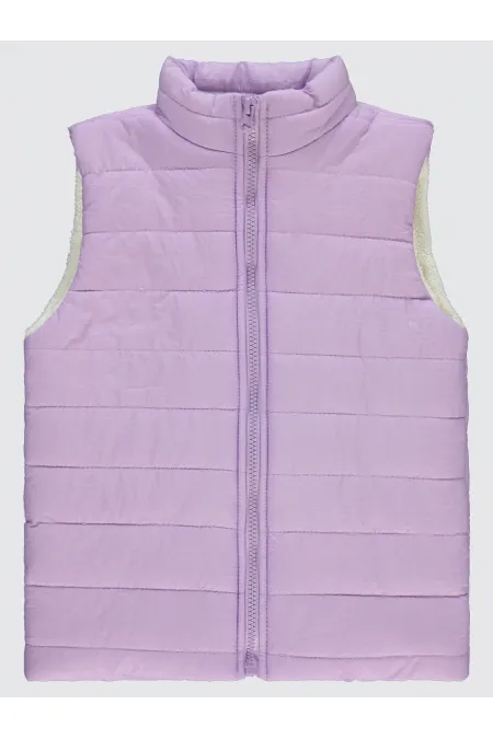 Kız Çocuk Yelek 10-13 Yaş Lila - Paket