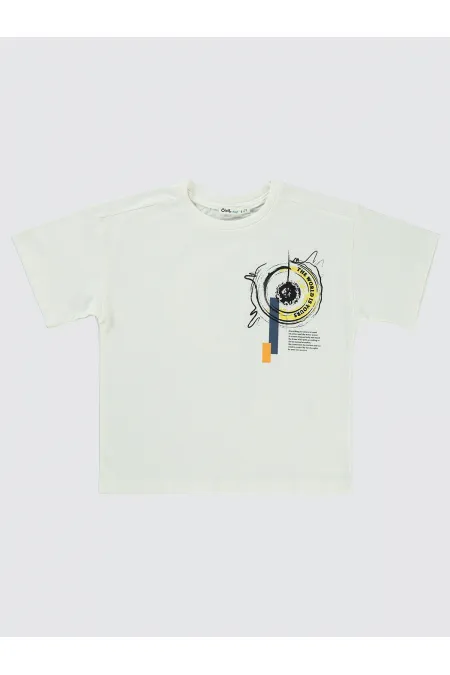 Boy T-Shirt 10-13 Years White - Pack