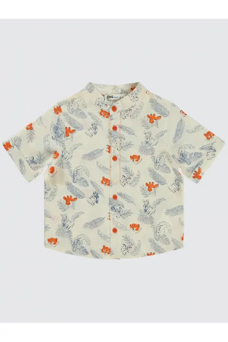 Chemise garçon orange 2-5 ans - Emballage
