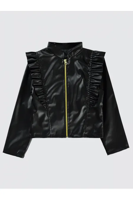 Veste noire pour fille de 6 à 9 ans - Emballage