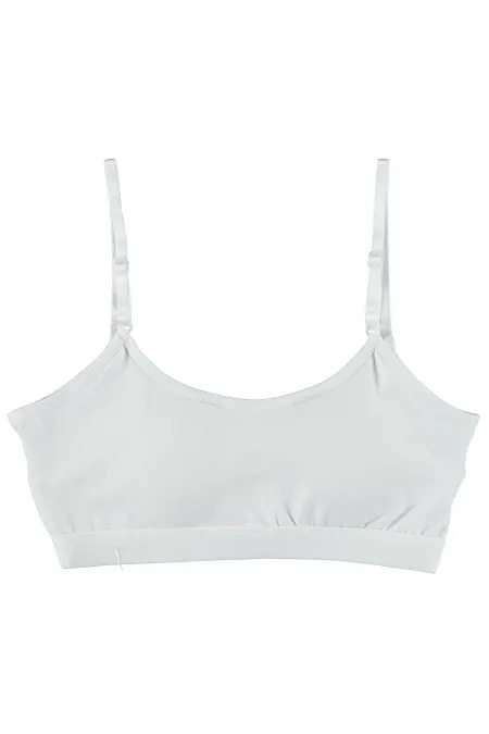Bustier blanc pour fille de 2 à 9 ans - Emballage