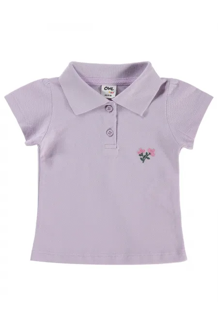 Bebek Tişört 0-24 Ay Lila - Paket