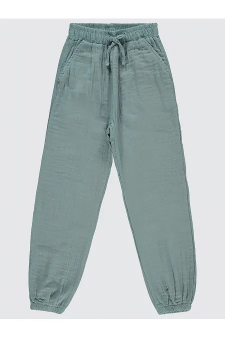 Kız Çocuk Pantolon 10-13 Yaş Mavi - Paket