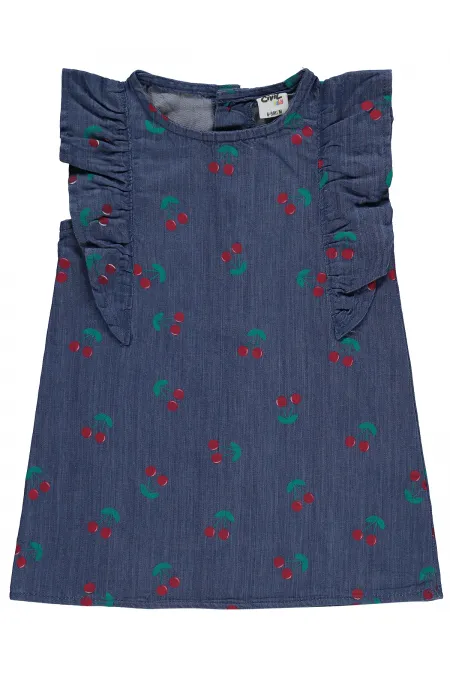 Bebek Jile ve Elbise 0-24 Ay Mavi - Paket