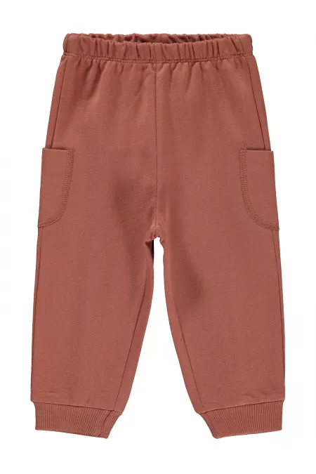 Bebek Eşofman Altı 0-24 Ay Kiremit - Paket