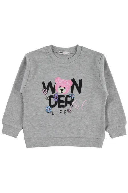 Kız Çocuk Sweatshirt Km 2-5 Yaş Grimelanj - Paket