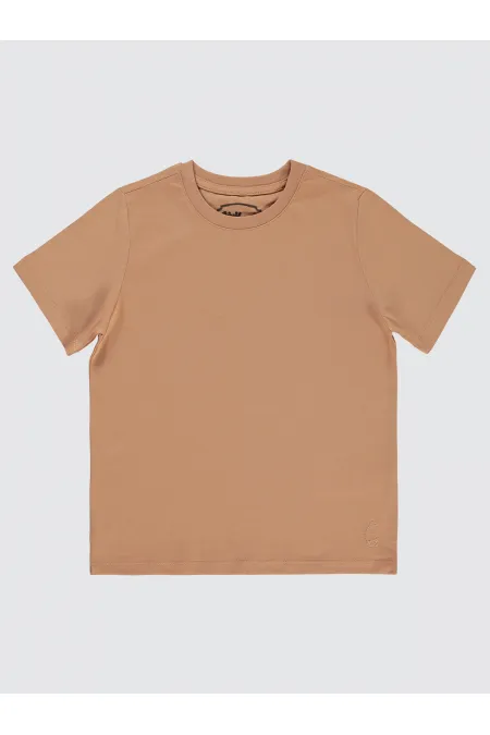 T-shirt garçon 6-9 ans - Motif carreaux - Emballage